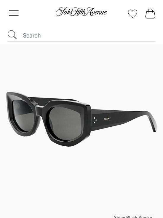 Celine Black Cateye Sunglasses main image 6